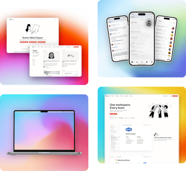 Mockups and Images created using Pika